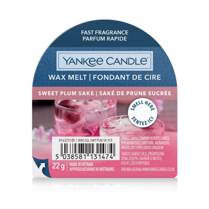 Yankee Candle Sweet Plum Sake - Wax Melt